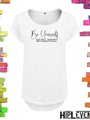 wit plussize dames t-shirt