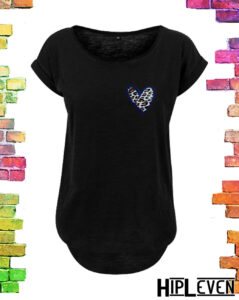 Geweldig zwart Plussize dames t-shirt