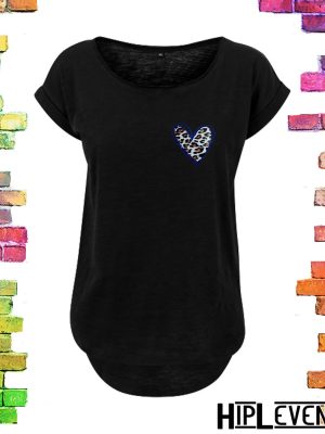 Geweldig zwart Plussize dames t-shirt