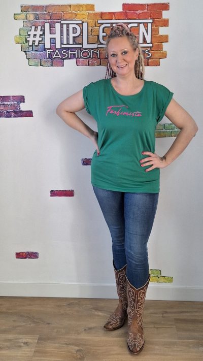 groen Plussize t-shirt