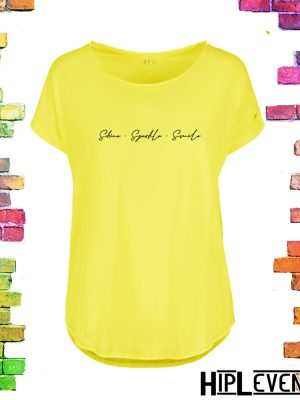 geel Plussize dames t-shirt