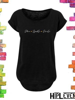 zwart Plussize dames t-shirt