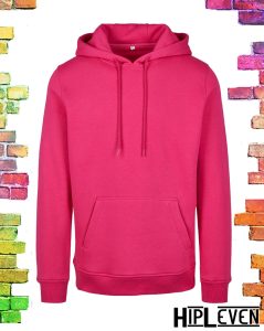 Luxe Roze Dames hoodie plussize