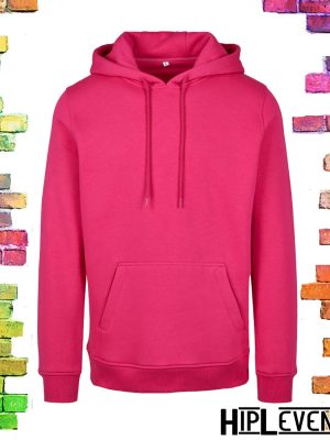 Luxe Roze Dames hoodie plussize